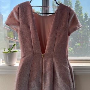 Express rose gold sparkly evening dress. Size Small.